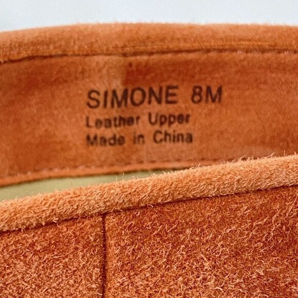 Etienne Aigner Simone Peep Toe Bootie Womens size 8 Clay Suede - Picture 9 of 12